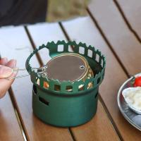Estufa de Barbacoa Portátil de Acero Inoxidable Cocina de Campamento a Alta Temperatura con Accesorios de Alcohol - details 3