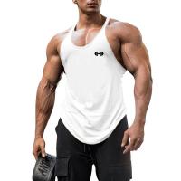 Muscleguys-Camiseta de tirantes para hombre, camiseta sin mangas con estampado de marca para culturismo, entrenamiento y gimnasio - details 10