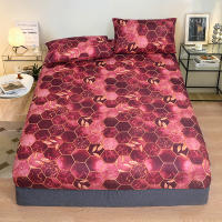 Bonenjoy-sábana con funda de almohada de estilo geométrico, Sábana bajera estampada, ropa de cama para el hogar, tamaño 90, 120, 150, 180 - details 0