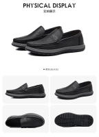 Piel de oveja Doudou zapatos de los hombres de suela suave superficie suave de cuero de la manga Casual zapatos de un Pedal de conducción mocasines de los hombres - details 11
