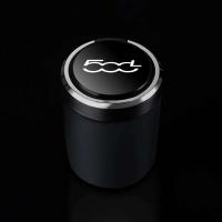 Nuevo Cenicero de espejo negro para coche tipo empuje para piezas de automóvil Fiat 500 - details 6