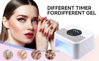 Lámpara de Uva LED Profesional para Uñas Secado Rápido de Gel con 4 Ajustes y Sensor Automático - details 2