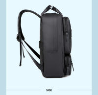 Mochila multifuncional para ordenador portátil de 15,6 pulgadas, hombre de negocios de viaje para morral, resistente al agua, color negro, para estudiante - details 3