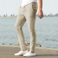 Pantalones de Lino y Algodón para Hombre Novedad de Otoño, Transpirables de Color Sólido, Ropa de Calle Deportiva S-3XL - details 24