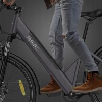 FAFREES F28 Pro Bicicleta Eléctrica,Neumático de 27,5*1,75 pulgadas,Motor de 250W,Batería de 36V 14.5Ah,SHIMANO de 7 Velocidades,Frenos de Disco Mecánicos,Luces LED Delanteras y Traseras,Portaequipajes Trasero HD,Azul - details 8