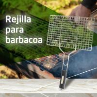 Barbacoa Portátil de Carbón Rodantes, Bandejas Laterales, Sistema de Ventilación y Depósito de Ceniza Parrilla de Acero de 57x42cm Tamaño 116,5x13,1x56cm - details 16