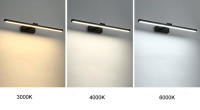 Lámpara LED de pared para espejo de baño, luz moderna de acrílico resistente al agua, AC85-265V, 40cm, 50cm, 70cm, 90cm y 110cm - details 8