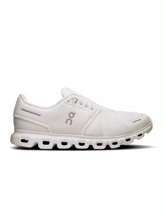 Zapatillas Blancas On Running Cloud 6 Hombre Blanco Cómodas y Ligeras - 1