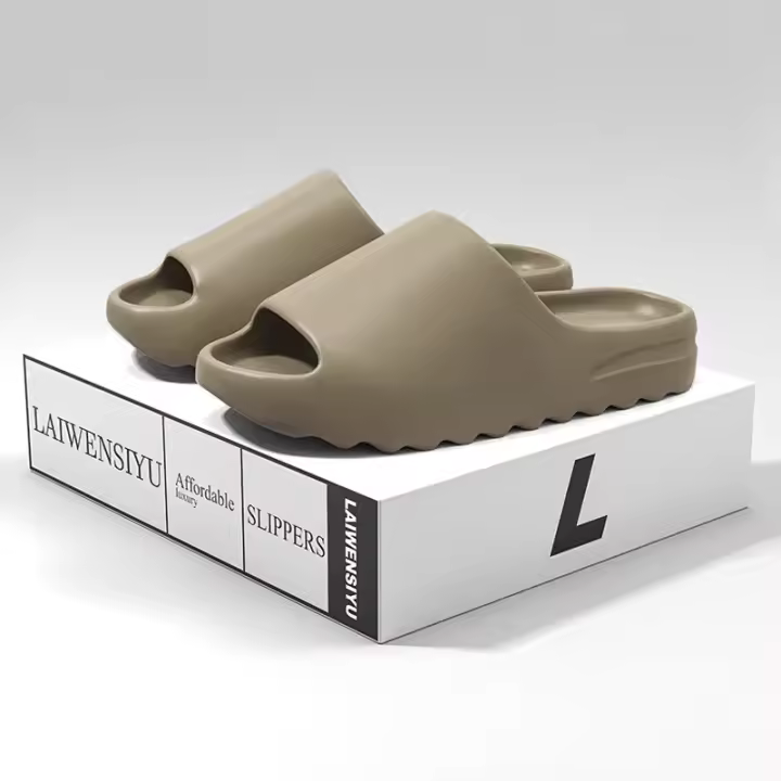 Pantuflas de plataforma suave y gruesa para el hogar unisex antideslizantes - 1