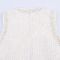 Vestido recto sin mangas con cuello redondo, estilo fragancia, falda corta de temperamento pequeño, ropa de mujer nueva de verano 2025. - details 7