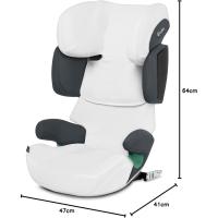 Silla de coche infantil Solución, Para coches con y sin, De 3 a 12 años aprox. (100 - 150 cm), De 15 a 50 kg aprox., Negro (Negro puro) - details 21