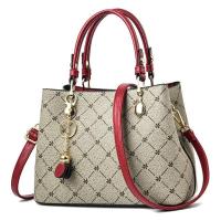 Bolso decorativo estampado a la moda, bandolera de hombro elegante de mediana edad con temperamento retro, mochila de lujo de alta gama - details 5