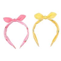 Adorno para el cabello para niños, accesorios para el cabello, diadema con lazo, diadema a cuadros, tocado con lazo - details 0