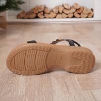 Sandalias de Tacón Plano para Mujer 2025 Estilo Boho con Cuentas de Madera y Strass - details 6