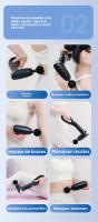 Masajeador Portátil de Fitness Moderno Pistola de Masaje Extendida para Alivio Muscular - details 6