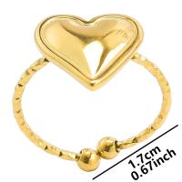 Joyería para dedos de niña, Anillos de corazón para mujer, accesorios, Anillo de acero inoxidable, suministros de amor, Anillos DIY, regalo del Día de San Valentín - details 15