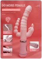 Consolador 3 en 1 conejo impermeable USB magnético recargable Anal clítoris vibrador juguetes para mujeres parejas Sex Shop - details 7