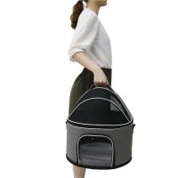 Suministros bolso de gato plegable y transpirable para mascotas, bolso de hombro cruzado portátil para cachorros - details 7