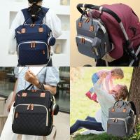Bolsa para pañales de gran capacidad, mochila multifuncional impermeable unisex, elegante mochila de viaje para mamá, bolso bandolera, bolsa para colgar del cochecito del bebé Bolsa para mamá - details 3