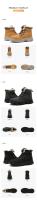 Moda 2024 invierno terciopelo seguridad para el sitio de trabajo construcción indestructible botas con punta de acero impermeables zapatos de hombre - details 19