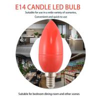 Bombilla de velas de luz LED Bombilla de luz roja con luces de dios Luces de vela con ahorro de energia,E14 - details 5