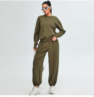 Otoño Invierno nuevos pantalones deportivos de cintura alta Modal suave Jogger correr entrenamiento suelto Casual Fitness pantalones largos - details 34