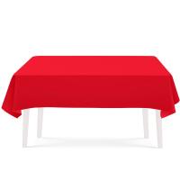 Vajilla desechable con temática de cumpleaños para niñas, servilletas de papel, vasos, platos, manteles, Pajita, color rojo sólido - details 4