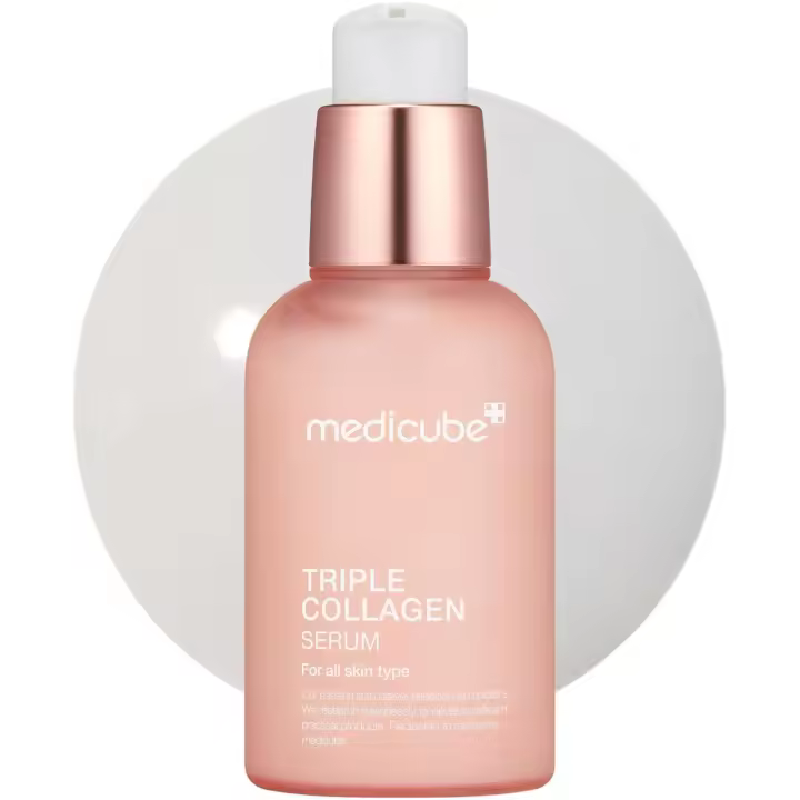 Hot Medicube Serum 1.85 fl.oz Nutre la piel apagada Triple Collagen Complex Un suero ligero con niacinamida y ácido hialurónico. - 1