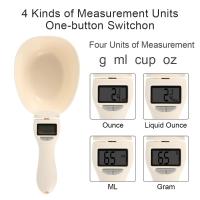 Taza medidora eléctrica de comida para mascotas, taza de comida para perros y gatos, báscula Digital de cocina con pantalla LED - details 6