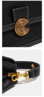 Bolso cuadrado pequeño retro nuevo bolso para las axilas de las mujeres que van al trabajo bolso de mensajero de hombro versátil - details 11