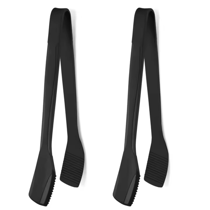 Pinzas de silicona para cocina, 2 piezas, 11 pulgadas, para servir, para tostadas, ensalada - 1