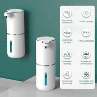Dispensador automático de jabón de espuma, lavador de manos inteligente para baño con carga USB ABS, 380ML - details 1