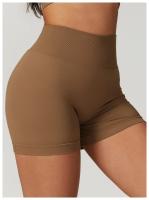 Shorts de Yoga de Cintura Alta Ajuste de Barriga, Levantamiento de Cadera, Ropa de Gimnasio de Nylon Zapatillas de Correr para Primavera/Verano - details 13