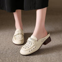 Zapatillas de Moda para Mujer Verano Cómodas y Suaves con Agujeros Zapatillas de Hueco Estilo para Mamá - details 4