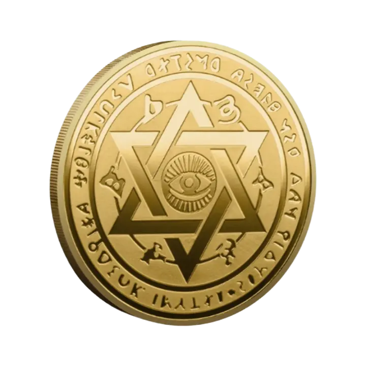 Moneda De Plata Y Oro En Forma De Pirámide Griega Antigua Regalo De Navidad Dedicado a La Diosa Solar Egiptia Yanhou Medalla Commemorative Lucky - 1