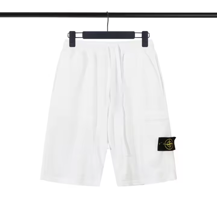 2025 Pantalones Cortos Deportivos Casuales de Alta Gama para Hombre, Pantalones Cortos Deportivos de Verano, Logo Bordado de Stone Island - 1