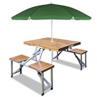 mesa plegable de camping