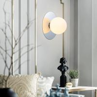 Candelabro de pared nórdico moderno, bola de cristal, accesorios de iluminación para sala de estar, dormitorio, pasillo - details 3