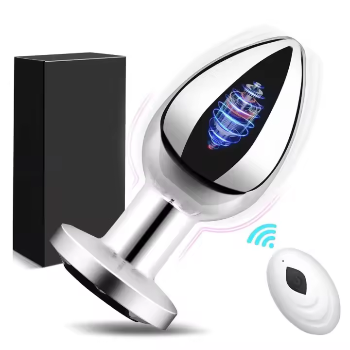Vibrador de enchufe masajeador de Metal, vibrador de velocidad de 10 frecuencias, estimulador masajeador, Juguetes sexuales para adultos para hombres y mujeres - 1