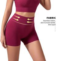 Pantalones cortos deportivos de punto sin costuras, Shorts informales de cintura alta con realce para ciclismo, Fitness, correr, ajustados, levantamiento de cadera, ropa deportiva para Yoga - details 3
