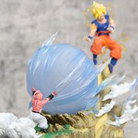 Figura de acción de Buu vs Goku, Super Saiyan, Genki Bomb, estatua de Pvc, modelo de colección, juguetes, regalo - details 4