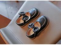 Zapatos pequeños de cuero para niña, zapatillas planas con lazo, de princesa, cómodas, para caminar, para primavera, 2024 - details 7