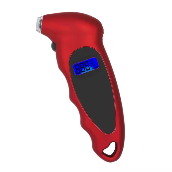 Manómetro Digital para neumáticos de coche, medidor de presión de aire, pantalla LCD, barómetro, probador, 0-150 PSI - 1