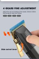 Maquinilla de afeitar eléctrica multifuncional, recargable, carga rápida, cortadora de pelo profesional, recortadora de nariz, pelo y barba - details 3