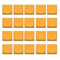 Teclas PBT en blanco para teclado mecánico, instalación de teclas de perfil 1U XDA, 20 piezas, envío directo - details 20