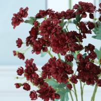 Flor de peonía Artificial de 63cm, rama de flor de peonía de seda elegante de plástico hecha a mano, 5 tenedores, flor falsa, decoración para el hogar y el jardín - details 9