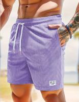 Pantalón Corto para Hombre Verano 2025 Pana Deportiva Ajustable Moda Casual Urbana - details 6