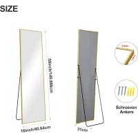 Espejo de Pierna Completo 192 x 85 cm Espejo de Pared con Marco de Aluminio - details 62