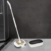 Fregona eléctrica inalámbrica con estación de limpieza, pulverizador de agua con faro LED, agitador de pulverización, 40W - details 12
