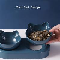 Tazones de Gato de Plástico Alimentador de Doble Boca para Comida y Agua - details 5